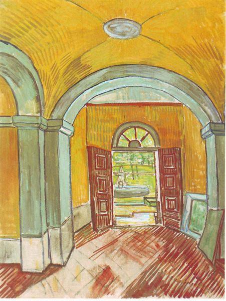 Vincent Van Gogh Entrance of the Hospital
